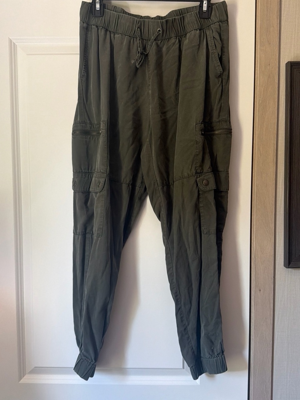 Banana Republic Olive Green Cargo Jogger Pants
